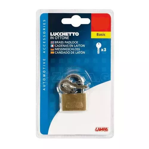 Lampa ΛΟΥΚΕΤΟ 50mm BASIC ΜΕ 3 ΚΛΕΙΔΙΑ L6542.7