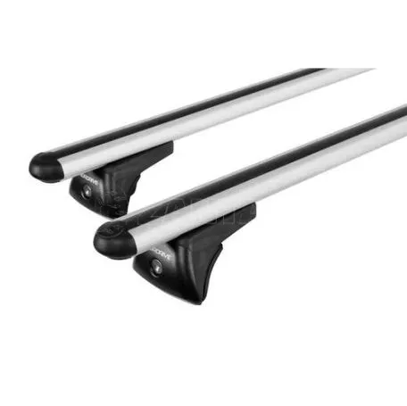 Nordrive ΜΠΑΡΕΣ ΟΡΟΦΗΣ (L) 127cm IN RAIL STEEL ΑΛΟΥΜΙΝΙΟΥ 2ΤΕΜ. ΜΕ ΚΛΕΙΔΑΡΙΕΣ ΓΙΑ ΟΧΗΜΑΤΑ ΜΕ FLUSH RAILING N15056 
