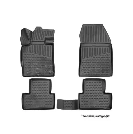 Novline ΠΑΤΑΚΙΑ ΣΕ ΣΚΑΦΗ TPE ΛΑΣΤΙΧΟ ΓΙΑ HONDA CIVIC /CIVIC SI SD/LB 2022+ ΜΕ USB ΣΤΑ ΠΙΣΩ ΚΑΘΙΣΜΑΤΑ ΣΕ ΜΑΥΡΟ ΧΡΩΜΑ NOVLINE - 4 ΤΕΜ. ELEMENT3DAN0391210K/NV 