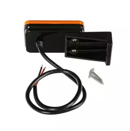 Lampa ΦΩΣ ΟΓΚΟΥ 12/24V  1LED ΜΕ ΒΑΣΗ ΚΑΙ ΑΝΑΚΛΑΣΤΗΡΑ ΠΟΡΤΟΚΑΛΙ  LAMPA - 1 TEM. L4156.1 
