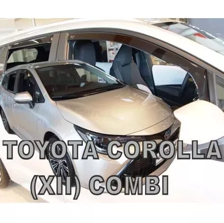 Heko ΣΕΤ ΑΝΕΜΟΘΡΑΥΣΤΕΣ ΑΥΤΟΚΙΝΗΤΟΥ ΓΙΑ TOYOTA COROLLA XII 5D WAGON 2018> ΑΠΟ ΕΥΚΑΜΠΤΟ ΦΙΜΕ ΠΛΑΣΤΙΚΟ HEKO - 4 ΤΕΜ. ΑΝΕΜ.SET29661 