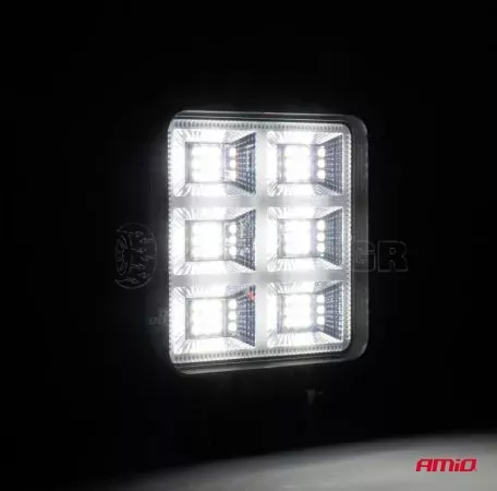 AMIO ΠΡΟΒΟΛΕΑΣ ΕΡΓΑΣΙΑΣ ΤΕΤΡΑΓΩΝΟΣ LED 69W 9-36V 7.200lm 6.500K AWL60 AMIO - 1 ΤΕΜ. 04201/AM 