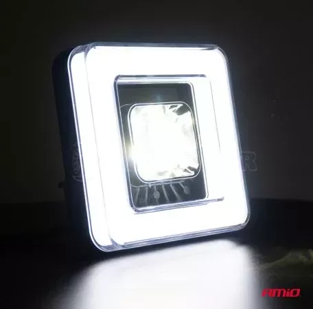 AMIO ΠΡΟΒΟΛΕΑΣ ΕΡΓΑΣΙΑΣ ΤΕΤΡΑΓΩΝΟΣ LED 45W 9-36V 8.000lm 6.500K AWL57 AMIO - 1 ΤΕΜ. 04198/AM 