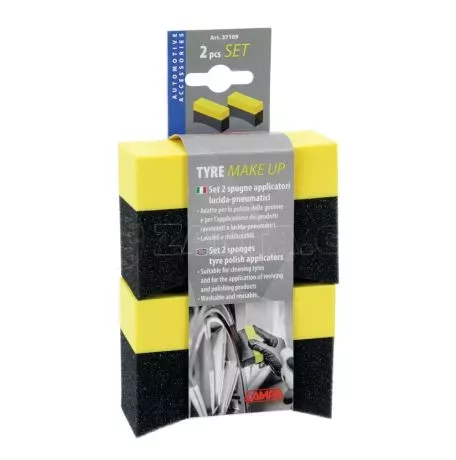 Lampa ΣΦΟΥΓΓΑΡΙ ΓΥΑΛΙΣΜΑΤΟΣ ΕΛΑΣΤΙΚΩΝ TYRE MAKE-UP 95x65x40mm 2ΤΕΜ. L3710.9 