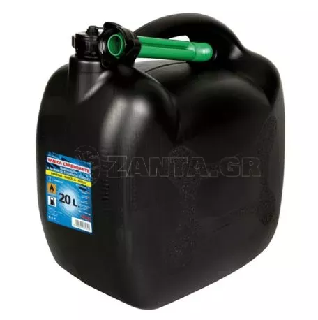 Lampa ΜΠΕΤΟΝΙ ΠΛΑΣΤΙΚΟ ΜΕ ΣΤΟΜΙΟ ΚΑΤΑΛΛΗΛΟ ΓΙΑ ΟΛΑ ΤΑ ΚΑΥΣΙΜΑ ΜΑΥΡΟ JERRY CAN 20LT 6698.4-LM 