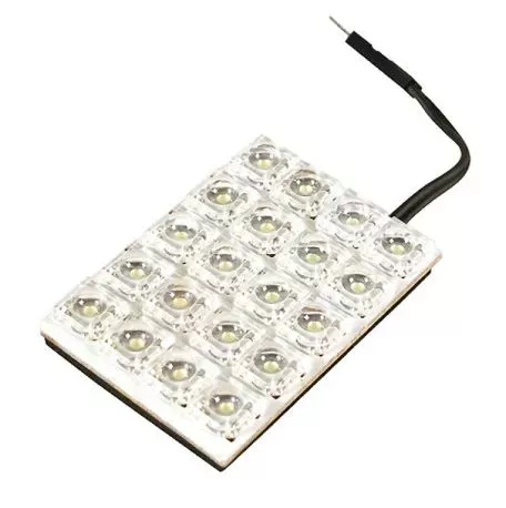 Lampa ΠΛΑΦΟΝΙΕΡΑ 12V 35x50mm 20LED ΚΟΚΚΙΝΟ (ΔΙΠΛΗΣ ΠΟΛΙΚΟΤΗΤΑΣ) BLISTER 1ΤΕΜ. L5850.3 