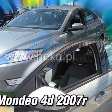 Heko ΑΝΕΜΟΘΡΑΥΣΤΕΣ ΑΥΤΟΚΙΝΗΤΟΥ ΓΙΑ FORD MONDEO 4D/5D 08/2007-2014 ΖΕΥΓΑΡΙ ΑΠΟ ΕΥΚΑΜΠΤΟ ΦΙΜΕ ΠΛΑΣΤΙΚΟ HEKO - 2 ΤΕΜ. ΑΝΕΜ.15267 