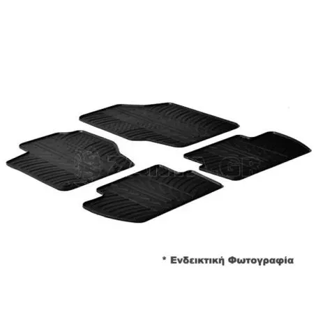 Lampa ΜΑΡΚΕ ΠΑΤΑΚΙΑ ΣΕ ΣΚΑΦΗ ΛΑΣΤΙΧΟ ΓΙΑ AUDI Q2 11/2016+ SUMISURA ΣΕ ΜΑΥΡΟ ΧΡΩΜΑ ME ΚΟΥΜΠΩΜΑΤΑ LAMPA - 4 ΤΕΜ. L2449.1 