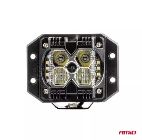 AMIO ΠΡΟΒΟΛΕΑΣ ΕΡΓΑΣΙΑΣ ΤΕΤΡΑΓΩΝΟΣ LED 60W 9-36V 6.000lm 6.500K AWL66 AMIO - 1 ΤΕΜ. 04207/AM 