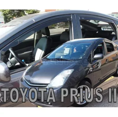 Heko ΣΕΤ ΑΝΕΜΟΘΡΑΥΣΤΕΣ ΑΥΤΟΚΙΝΗΤΟΥ ΓΙΑ TOYOTA PRIUS 5D 2003>2009 ΑΠΟ ΕΥΚΑΜΠΤΟ ΦΙΜΕ ΠΛΑΣΤΙΚΟ HEKO - 4 ΤΕΜ. ΑΝΕΜ.SET29662 