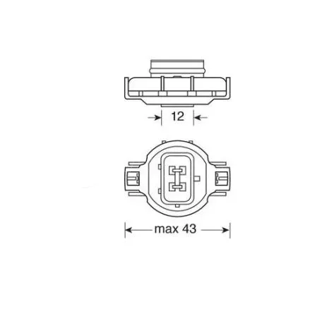 Lampa PSX24W 12V 24W 450lm PG20-7 STANDARD LINE 1ΤΕΜ. ΣΕ ΚΟΥΤΑΚΙ L5799.8 