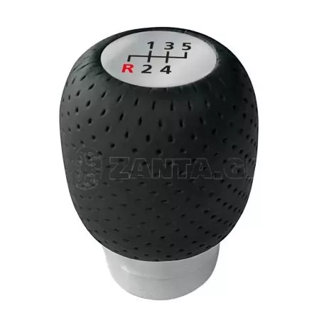 Lampa ΠΟΜΟΛΟ ΤΑΧΥΤΗΤΩΝ FORMULA GEAR 3 ΔΕΡΜΑΤΙΝΟ ΜΑΥΡΟ ΜΕ 2 ΑΥΤΟΚΟΛΛΗΤΑ ΕΝΔΕΙΞΗΣ ΤΑΧΥΤΗΤΩΝ 32mm (FIAT+OPEL) L0004.8 