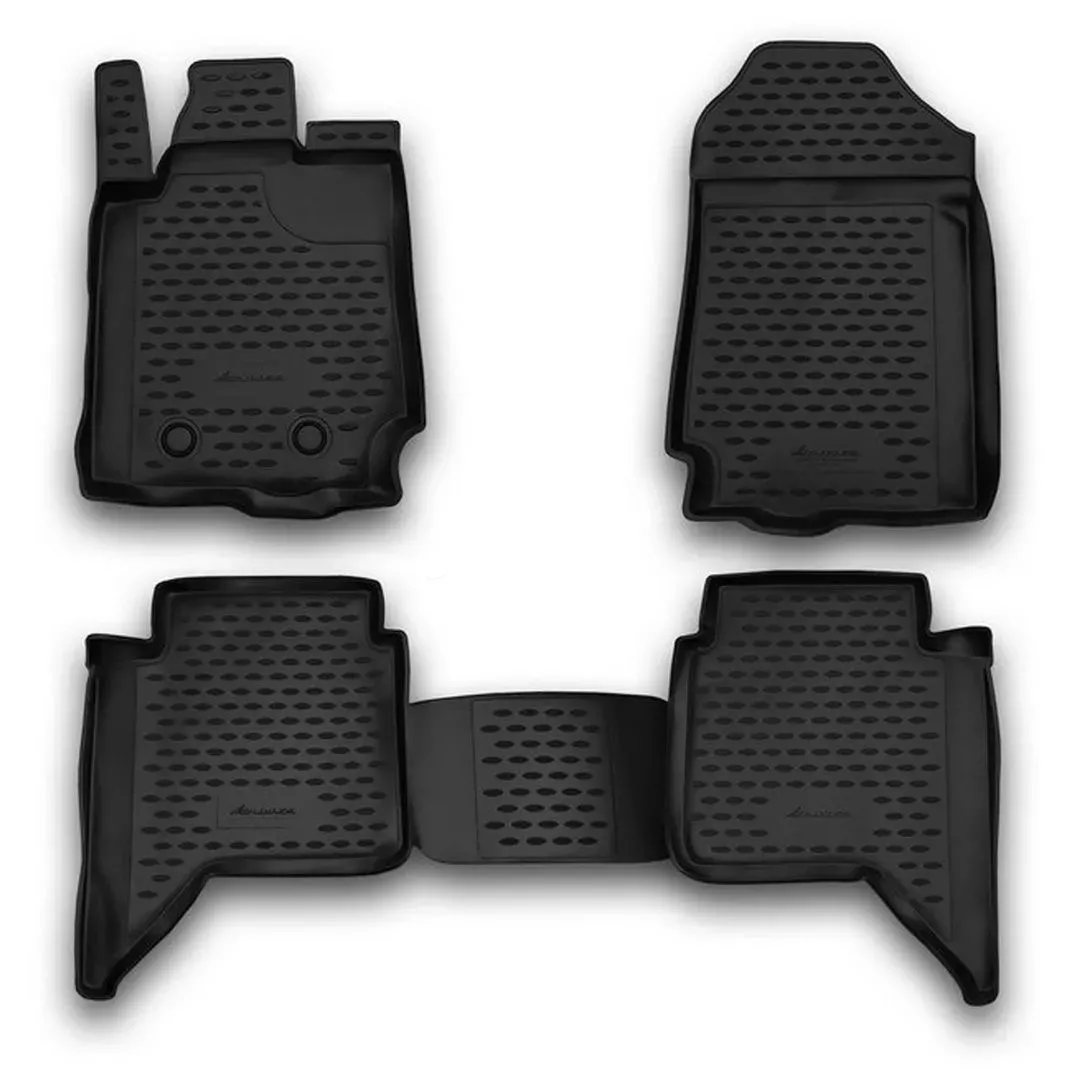 Novline ΜΑΡΚΕ ΠΑΤΑΚΙΑ ΣΕ ΣΚΑΦΗ TPE ΛΑΣΤΙΧΟ ΓΙΑ FORD RANGER 4D 2011+ ΣΕ ΜΑΥΡΟ ΧΡΩΜΑ NOVLINE - 4 ΤΕΜ. NLC.16.34.210K/NV