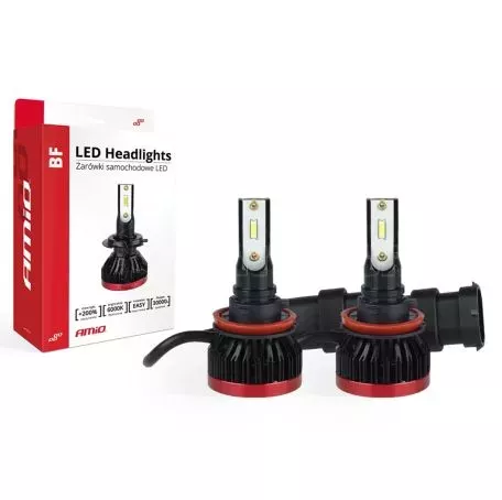 AMIO H8/H9/H11 BF-SERIES 9-18V 50W ETi-1860 2X25W 6.000K 3100lm ΛΑΜΠΑ LED (ΜΕ ΑΝΕΜΙΣΤΗΡΑΚΙ) AMiO - 2 ΤΕΜ. 02245/AM 