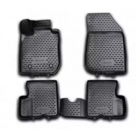 Novline ΜΑΡΚΕ ΠΑΤΑΚΙΑ ΣΕ ΣΚΑΦΗ TPE ΛΑΣΤΙΧΟ ΓΙΑ DACIA DUSTER 05/2010-2018  ΣΕ ΜΑΥΡΟ ΧΡΩΜΑ NOVLINE - 4 ΤΕΜ. NLC.3D.41.29.210KH/NV 