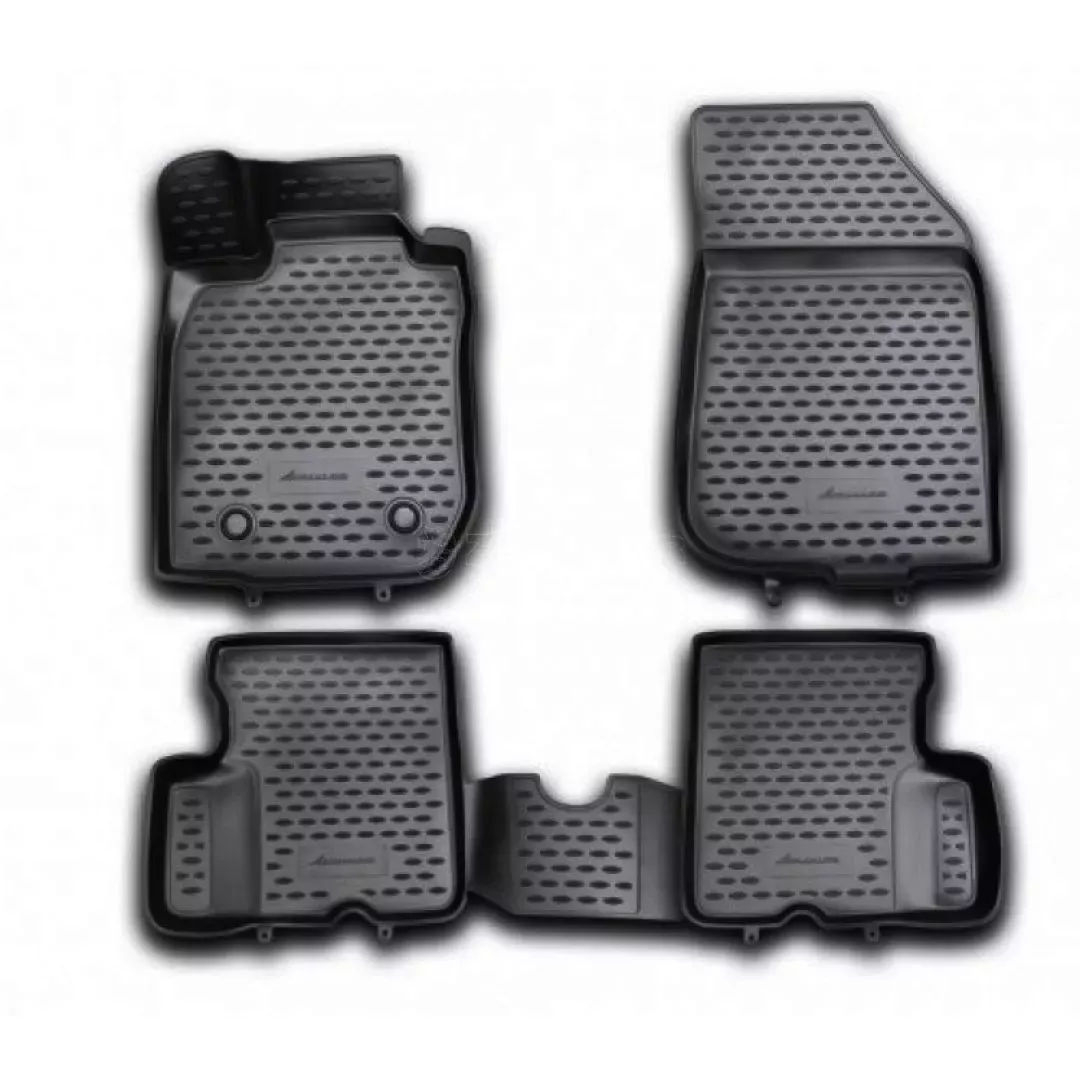 Novline ΜΑΡΚΕ ΠΑΤΑΚΙΑ ΣΕ ΣΚΑΦΗ TPE ΛΑΣΤΙΧΟ ΓΙΑ DACIA DUSTER 05/2010-2018 ΣΕ ΜΑΥΡΟ ΧΡΩΜΑ NOVLINE - 4 ΤΕΜ. NLC.3D.41.29.210KH/NV