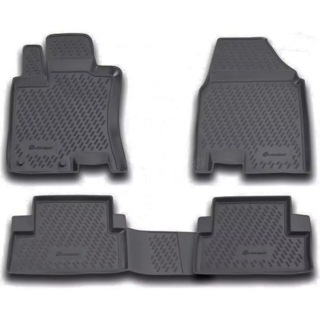 Novline ΜΑΡΚΕ ΠΑΤΑΚΙΑ ΣΕ ΣΚΑΦΗ TPE ΛΑΣΤΙΧΟ ΓΙΑ NISSAN QASHQAI 03/2007-2013 ΣΕ ΜΑΥΡΟ ΧΡΩΜΑ NOVLINE - 4 ΤΕΜ. CARNIS00021/NV