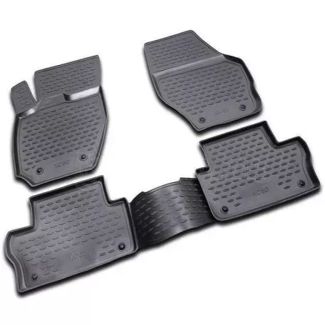Novline ΜΑΡΚΕ ΠΑΤΑΚΙΑ ΣΕ ΣΚΑΦΗ TPE ΛΑΣΤΙΧΟ ΓΙΑ VOLVO XC60 11/2008-2017  ΣΕ ΜΑΥΡΟ ΧΡΩΜΑ NOVLINE - 4 ΤΕΜ. NLC.50.09.210/NV 