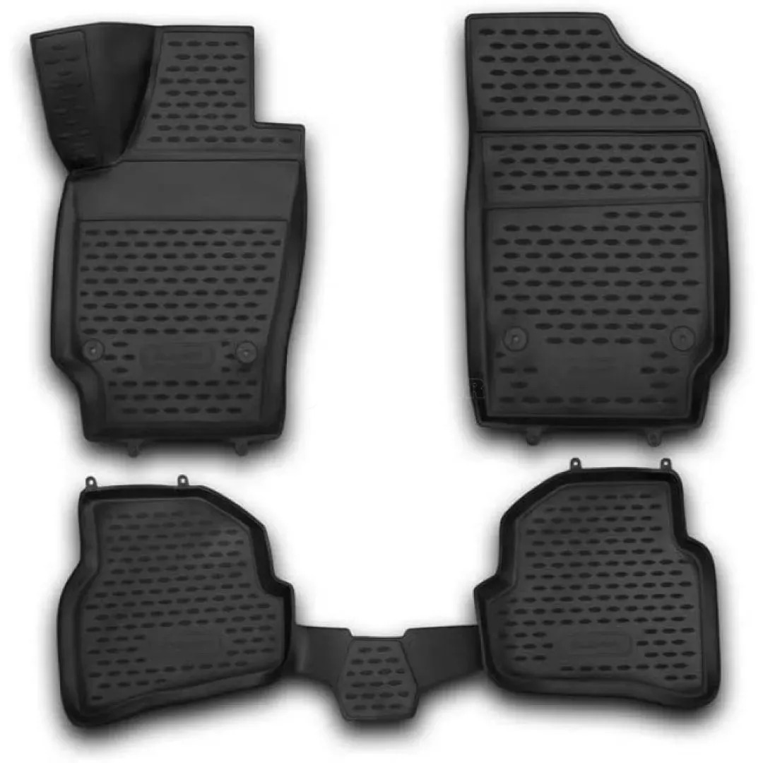 Novline ΜΑΡΚΕ ΠΑΤΑΚΙΑ ΣΕ ΣΚΑΦΗ TPE ΛΑΣΤΙΧΟ ΓΙΑ VW POLO 3/5D 2009-2020 ΣΕ ΜΑΥΡΟ ΧΡΩΜΑ NOVLINE - 4 ΤΕΜ. EXP.NLC.3D.51.28.210KH/NV