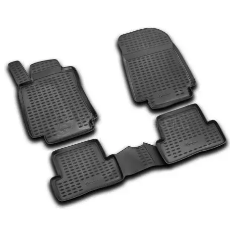 Novline ΜΑΡΚΕ ΠΑΤΑΚΙΑ ΣΕ ΣΚΑΦΗ TPE ΛΑΣΤΙΧΟ ΓΙΑ RENAULT CLIO III 5D 2005-2012  ΣΕ ΜΑΥΡΟ ΧΡΩΜΑ NOVLINE - 4 ΤΕΜ. EXP.NLC.41.12.210/NV 
