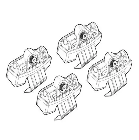 Nordrive ΑΚΡΑ ΓΙΑ ΜΠΑΡΕΣ NORDRIVE ΓΙΑ SKODA FABIA 5D 09/2021+  - 4 ΤΕΜ N21246 