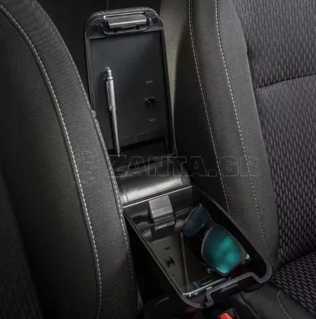 Rati Ολοκληρωμένος Τεμπέλης Καθίσματος ARMSTER 3 PLUG & PLAY για Dacia Duster LHD 2018-2019 (με Εργοστασιακό Υποβραχιόνιο) από Πλαστικό και Vegan Δέρμα σε Μαύρο Χρώμα RATI - 1 τεμ. 