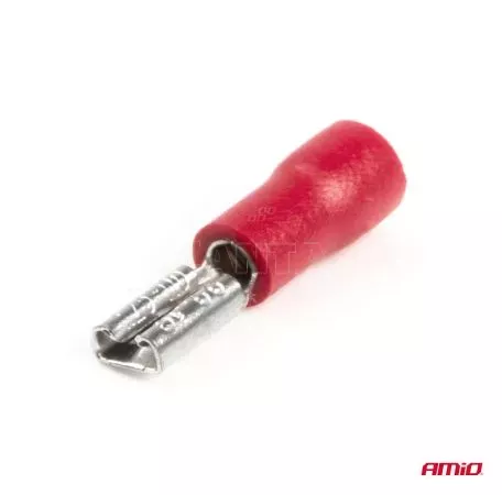 AMIO ΦΙΣΑΚΙΑ ΘΗΛΥΚΑ ΚΟΚΚΙΝΑ FDD1 1,25-110 /10A/ 3,8mm ΑΜΟ - 10 ΤΕΜ. 03060/AM 