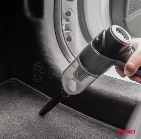 AMIO ΗΛΕΚΤΡΙΚΟ ΣΚΟΥΠΑΚΙ ΧΕΙΡΟΣ ΑΣΥΡΜΑΤΟ 70W ΜΕ 6 ΑΚΡΟΦΥΣΙΑ ΚΑΘΑΡΙΣΜΟΥ ΚΑΙ ΚΑΛΩΔΙΟ USB-C  AMIO - 1 Τεμ. 03693/AM 