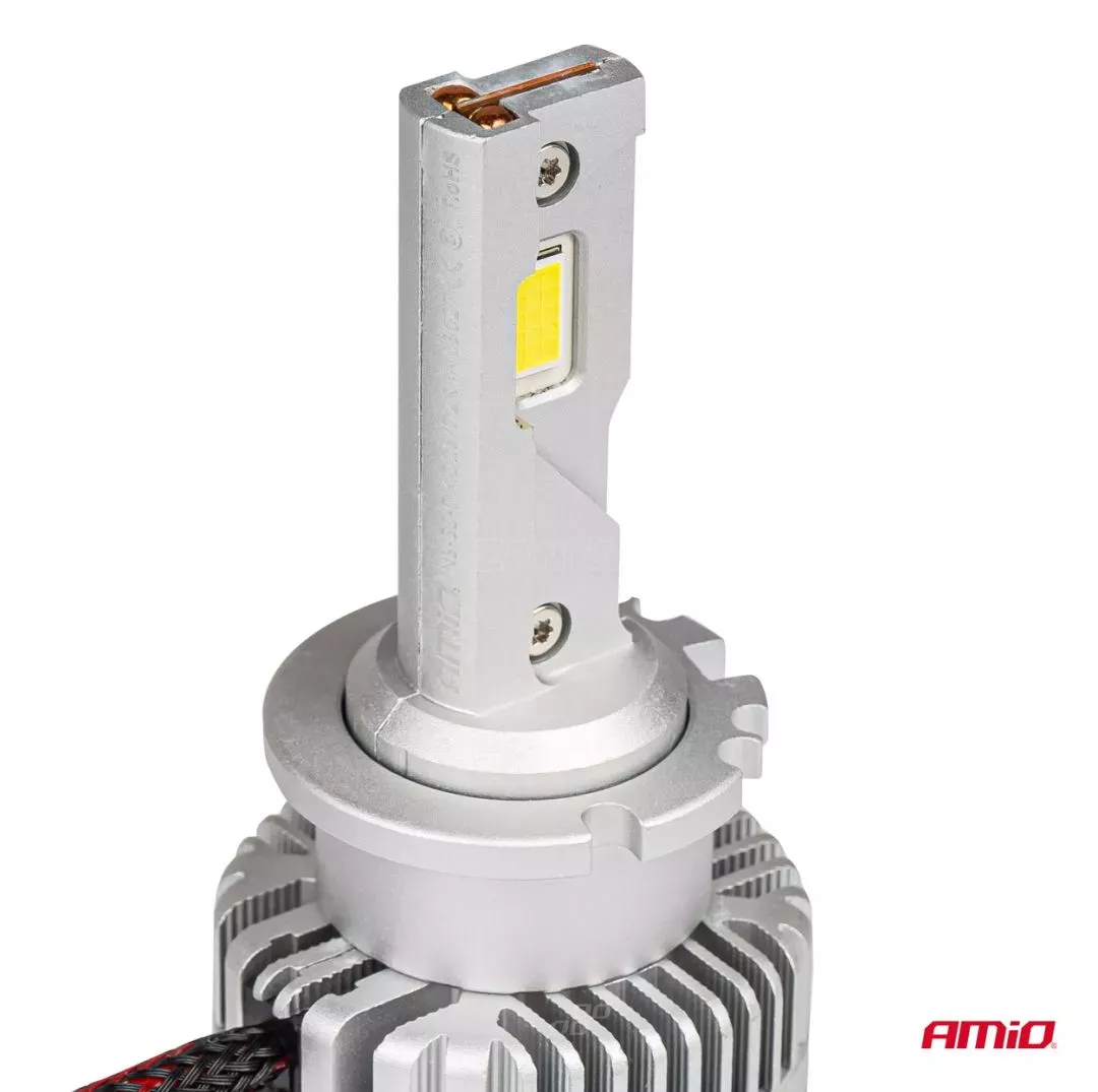 AMIO ΛΑΜΠΕΣ LED D2S/D2R 12V 6.000K 6800lm CAN-BUS D-BASIC SERIES AMIO - 2 Τεμ. 03627/AM