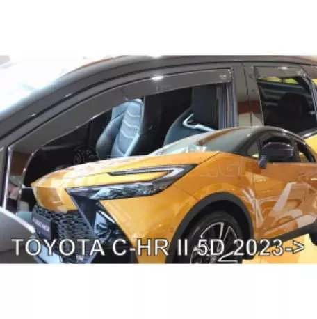 Heko ΑΝΕΜΟΘΡΑΥΣΤΕΣ ΓΙΑ TOYOTA C-HR 5D 2023+ ΖΕΥΓΑΡΙ ΑΠΟ ΕΥΚΑΜΠΤΟ ΦΙΜΕ ΠΛΑΣΤΙΚΟ HEKO - 4 ΤΕΜ ΑΝΕΜ.SET29683 
