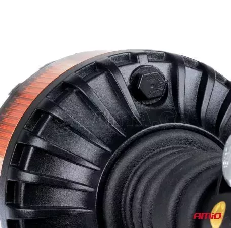 AMIO ΦΑΡΟΣ HEAVY DUTY W28P 12/24V 16LED ΕΛΑΣΤΙΚΟΣ ΒΙΔΩΤΟΣ ΠΟΡΤΟΚΑΛΙ Υ169mm Φ110mm AMIO - 1 τεμ. 04104/AM 