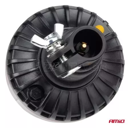 AMIO ΦΑΡΟΣ HEAVY DUTY W28P 12/24V 16LED ΕΛΑΣΤΙΚΟΣ ΒΙΔΩΤΟΣ ΠΟΡΤΟΚΑΛΙ Υ169mm Φ110mm AMIO - 1 τεμ. 04104/AM 