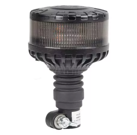 AMIO ΦΑΡΟΣ ΦΙΜΕ HEAVY DUTY W28P 12/24V 16LED ΕΛΑΣΤΙΚΟΣ ΒΙΔΩΤΟΣ ΠΟΡΤΟΚΑΛΙ Υ169mm Φ110mm AMIO - 1 τεμ. 04107/AM 