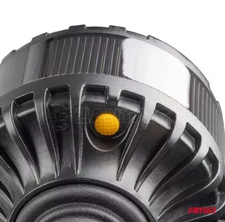 AMIO ΦΑΡΟΣ ΦΙΜΕ HEAVY DUTY W28P 12/24V 16LED ΕΛΑΣΤΙΚΟΣ ΒΙΔΩΤΟΣ ΠΟΡΤΟΚΑΛΙ Υ169mm Φ110mm AMIO - 1 τεμ. 04107/AM 