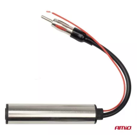 AMIO ΕΝΙΣΧΥΤΗΣ ΣΗΜΑΤΟΣ ΚΕΡΑΙΑΣ DIN 12V/24V - AM/FM AMIO - 1 τεμ. 04132/AM