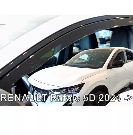 Heko ΑΝΕΜΟΘΡΑΥΣΤΕΣ ΓΙΑ RENAULT RAFALE 5D 2024+ ΣΕΤ ΑΥΤΟΚΙΝΗΤΟΥ ΑΠΟ ΕΥΚΑΜΠΤΟ ΦΙΜΕ ΠΛΑΣΤΙΚΟ HEKO - 4 ΤΕΜ. ΑΝΕΜ.SET27028 