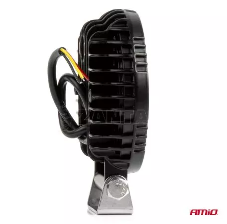 AMIO ΠΡΟΒΟΛΕΑΣ ΕΡΓΑΣΙΑΣ ΣΤΡΟΓΓΥΛΟΣ LED 54W 9-36V 10.000lm 6.500K AWL69 AMIO - 1 ΤΕΜ. 04210/AM 
