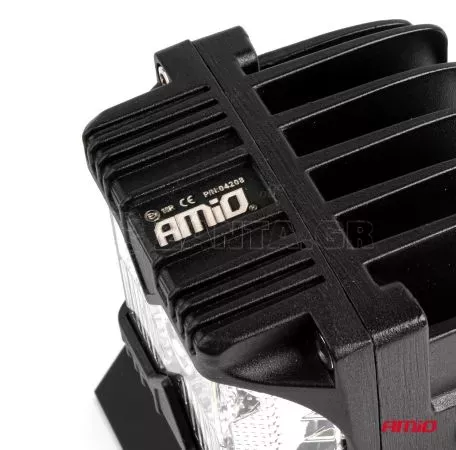 AMIO ΠΡΟΒΟΛΕΑΣ ΕΡΓΑΣΙΑΣ ΤΕΤΡΑΓΩΝΟΣ LED 60W 9-36V 6.000lm 6.500K 95x80x90mm AWL67 AMIO - 1 ΤΕΜ. 04208/AM 