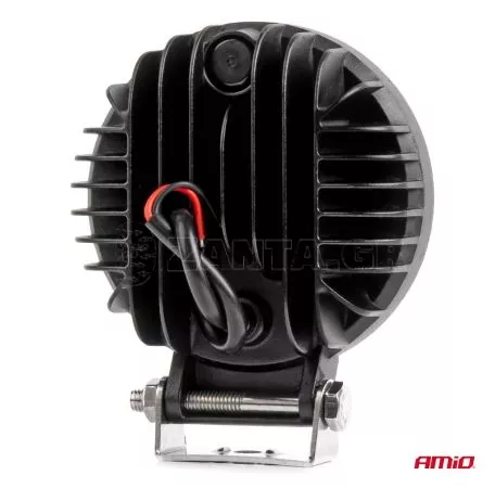AMIO ΠΡΟΒΟΛΕΑΣ ΕΡΓΑΣΙΑΣ ΣΤΡΟΓΓΥΛΟΣ LED 96W 9-36V 9.600lm 6.500K AWL62 AMIO - 1 ΤΕΜ. 04203/AM 