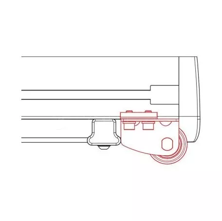 Nordrive ROLLER ΦΟΡΤΩΣΗΣ ΓΙΑ ΣΧΑΡΑ KARGO RACK KRS REAR ROLLER (ΣΙΔΗΡΟ) R150 150cm NORDRIVE - 1 ΤΕΜ. N10233 