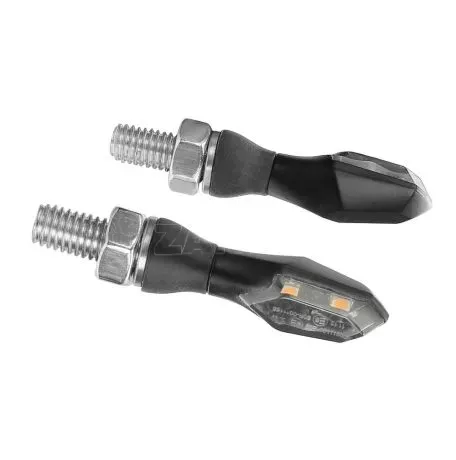 Lampa ΦΛΑΣ MOTO NIX 12V LED SMD 42x13mm ΜΑΥΡΟ LAMPA - 2 τεμ. 9067.9-LM 