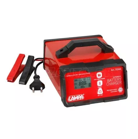 Lampa ΦΟΡΤΙΣΤΗΣ ΜΠΑΤΑΡΙΑΣ PROCHARGER EVO 8STEP 12/24V 2/5/10A 5>120Ah LCD  LAMPA - 1 ΤΕΜ. L7034.4 