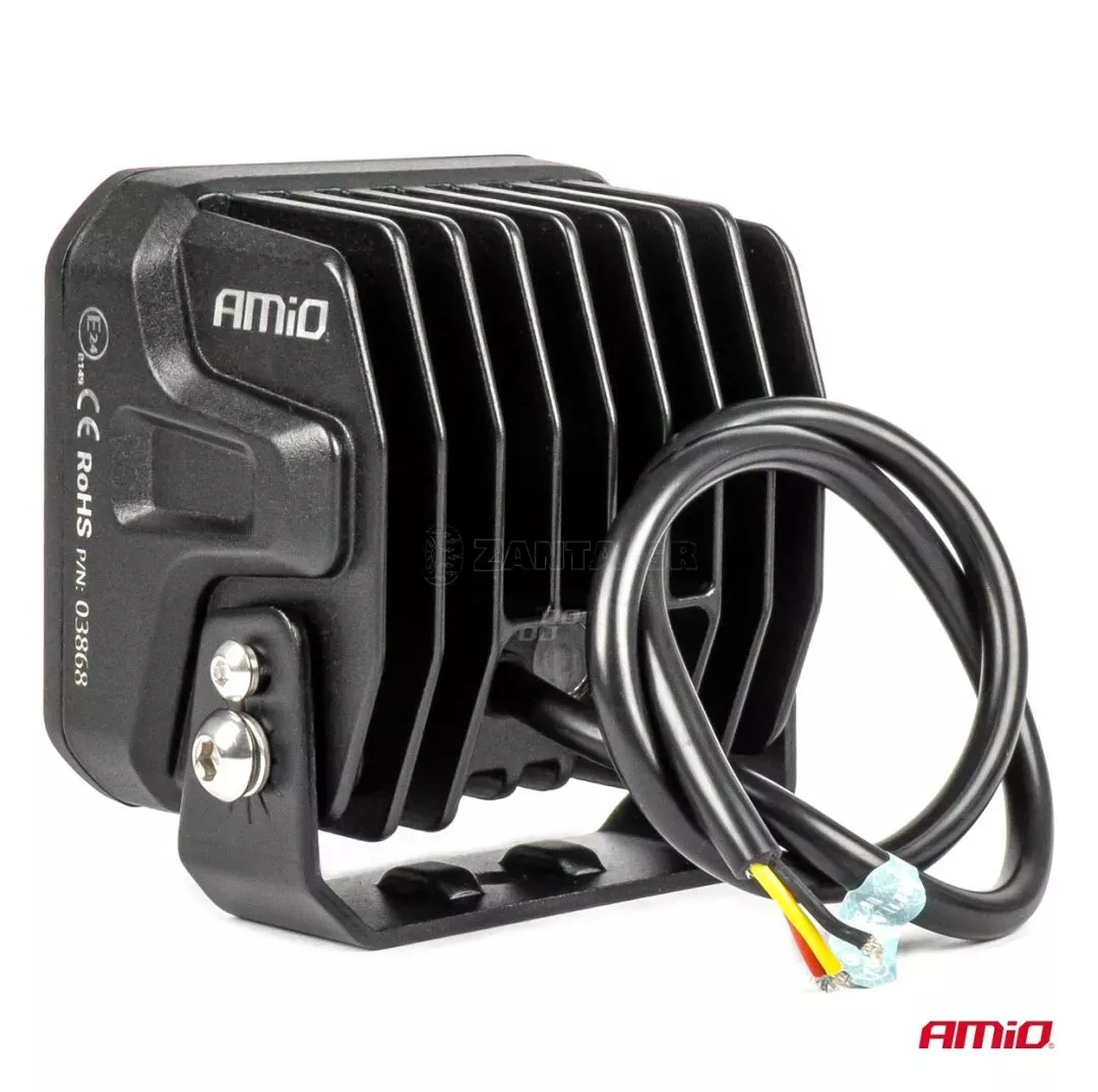 AMIO ΠΡΟΒΟΛΕΑΣ ΟΔΗΓΗΣΗΣ LED PRO IP67 10-30V 58W ΤΕΤΡΑΓΩΝΟΣ 107x102x86mm ΑΜΙΟ - 1 ΤΕΜ. 03868/AM