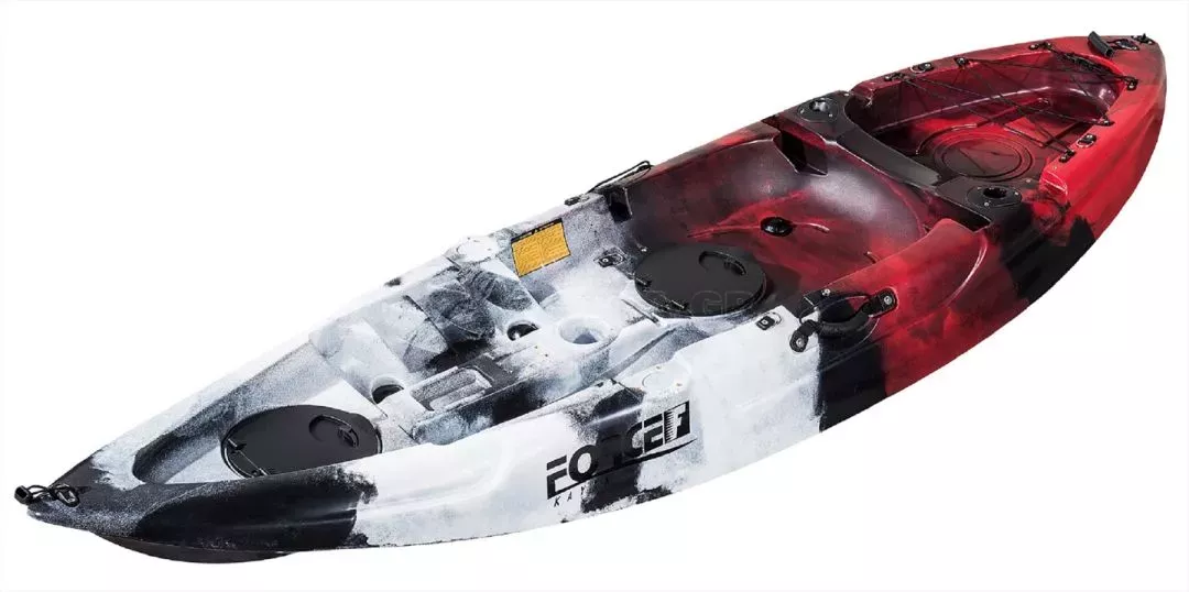 NJ Group Fishing Kayak FORCE ANDARA SOT Ενός Ατόμου Κόκκινο 0100-0120RBW