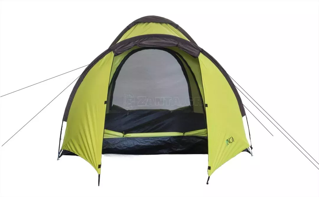 NJ Group Σκηνή Camping 3 Ατόμων INCA Serenity Πράσινη 0600-005-6