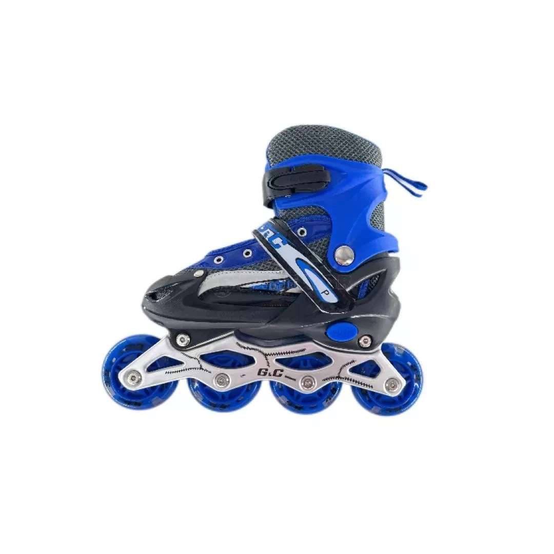 NJ Group Αυξομειούμενα Πατίνια Roller G&C SK2 ΣΕΤ 3 ΣΕ 1 ΜΠΛΕ LED-MEDIUM (Νο 33-37) 10-01-005