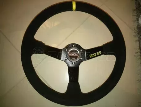 Τιμόνι τριάκτινο sparco αλκαντάρα 