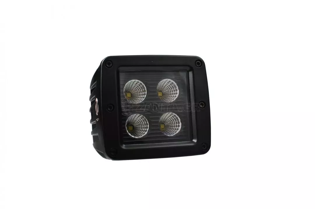 M-tech ΠΡΟΒΟΛΕΑΣ ΕΡΓΑΣΙΑΣ WORKING LAMPS 10-32V 20W 1400lm 4 x CREE LED ΤΕΤΡΑΓΩΝΟΣ 82 x 80 x 111 mm BLACK SERIES M-TECH- 1 ΤΕΜ. WLBC23/MT