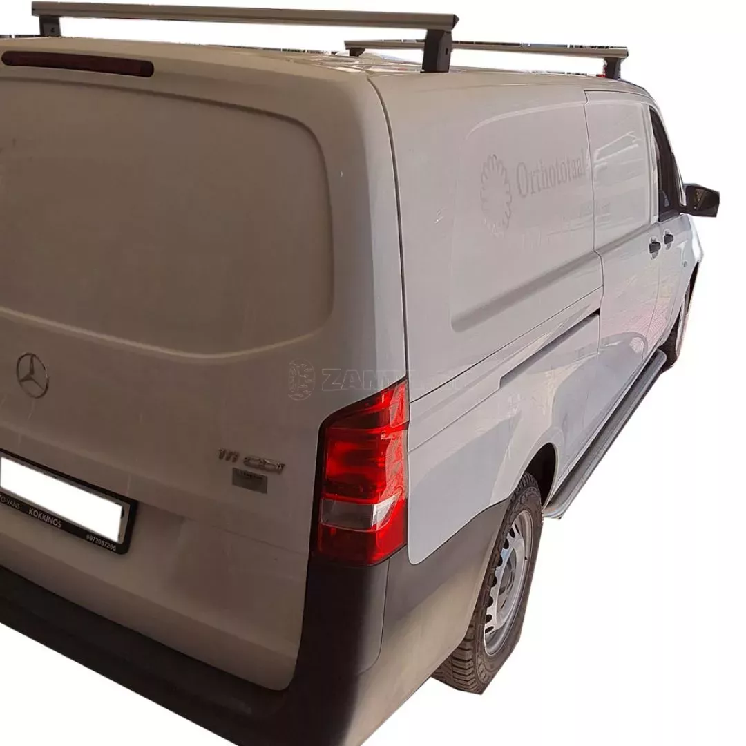 MENABO Kit Μπάρες - Πόδια MENABO αλουμινίου για Mercedes Vito 2015+ - 2 τεμάχια ΜΠ.ΜVITO.11