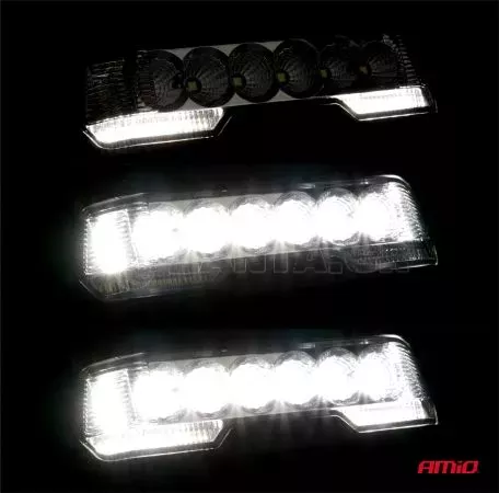AMIO ΠΡΟΒΟΛΕΑΣ ΟΔΗΓΗΣΗΣ IP67 10-30V - 31W - 4000K - 6 LED 163x45x60 mm 3 ΛΕΙΤΟΥΡΓΙΩΝ  ΑΜΙΟ - 1 ΤΕΜ. 03866/AM 
